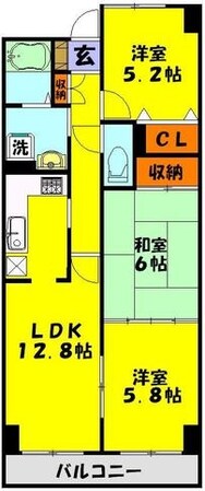 モーニングパーク朝霞の物件間取画像